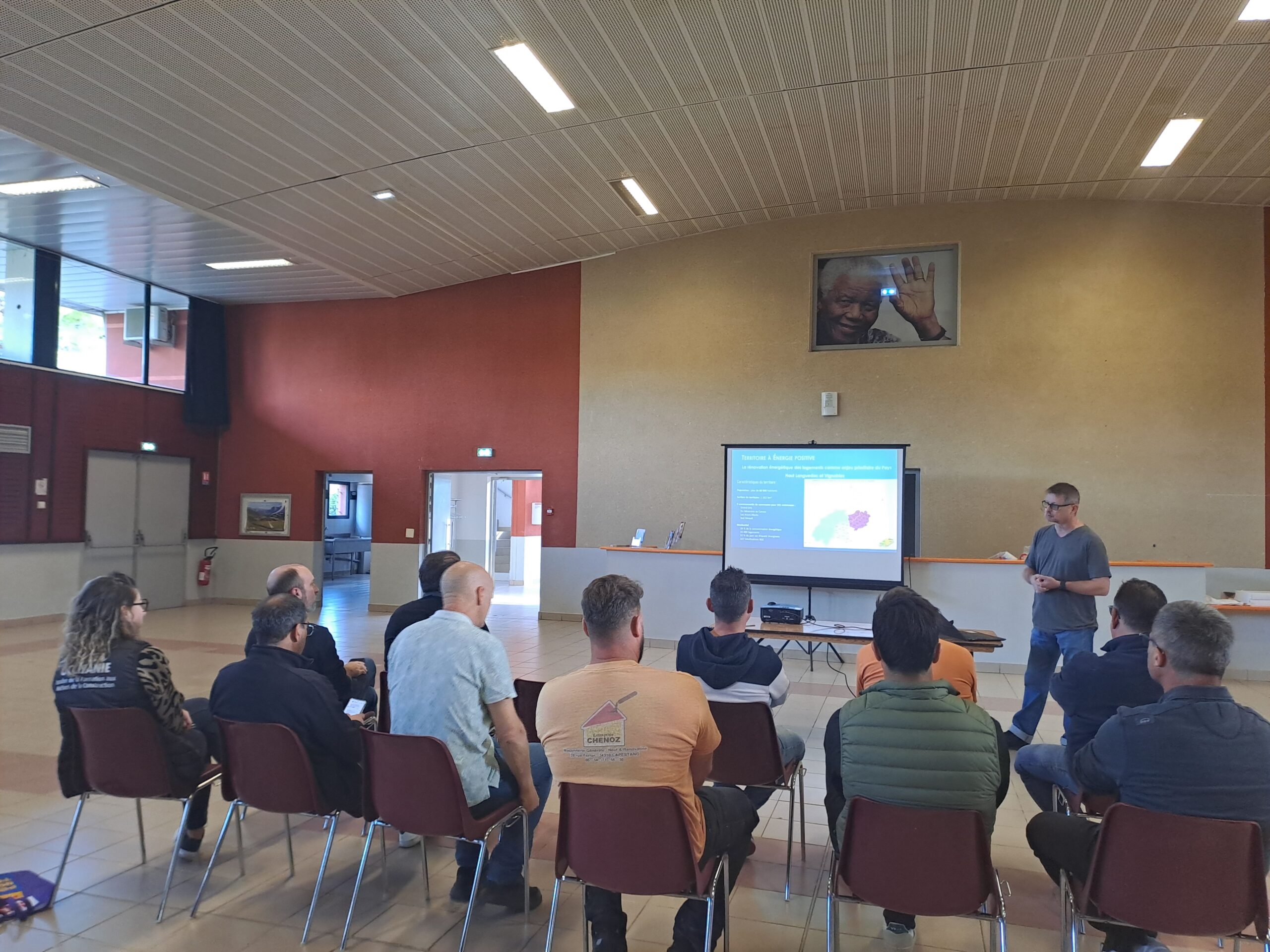 Andrei Gololobov, le conseil de l'Espace France Renov' du Pays informe les artisans RGE ou en devenir sur les dernières actualités