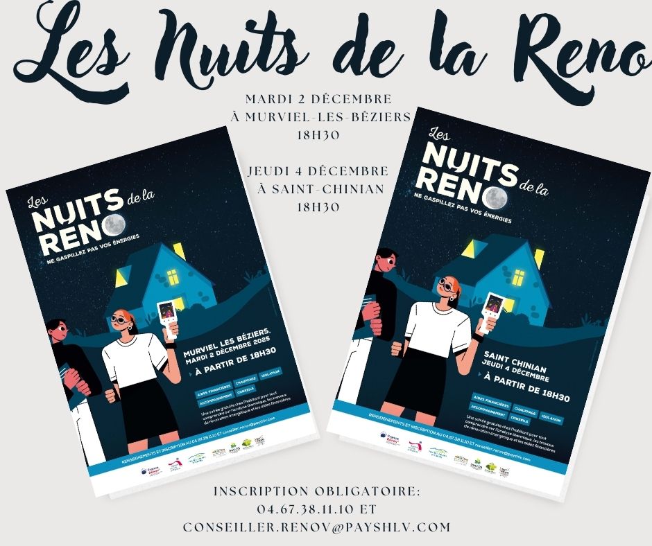 Les Nuits de la Reno de cet automne du mardi 2 et jeudi 4 décembre 2025