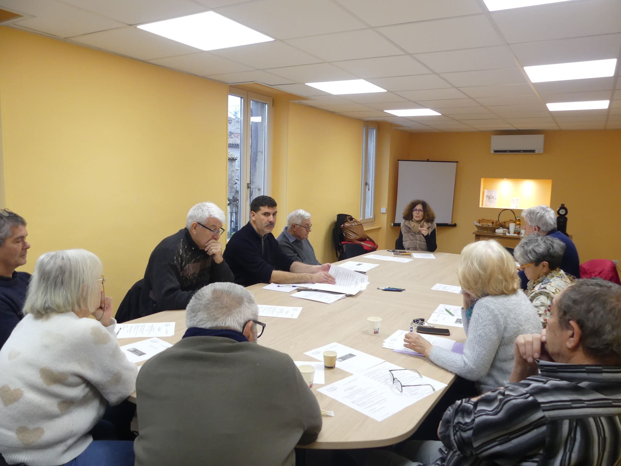 réunion des élus du grand site de France Cité de Minerve, Gorges de la Cesse et du Brian