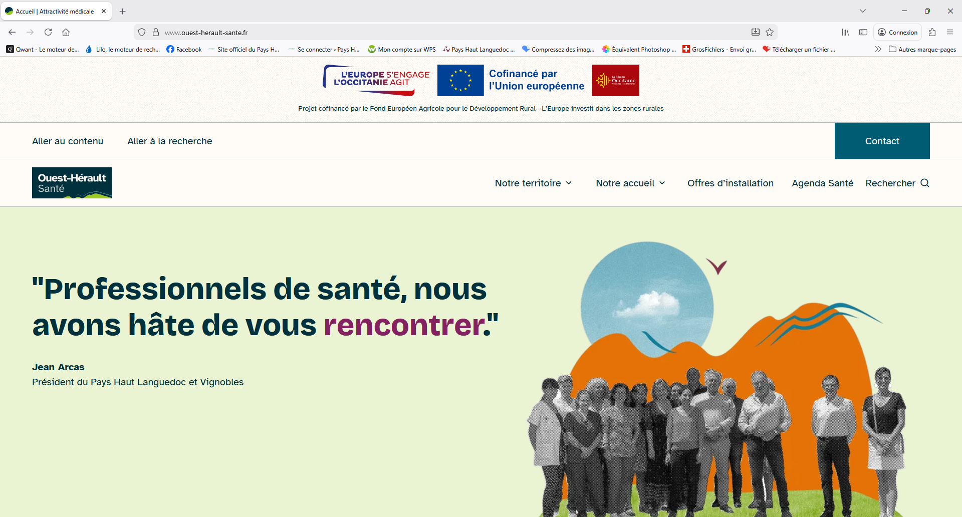 Aperçu écran du nouveau site internet