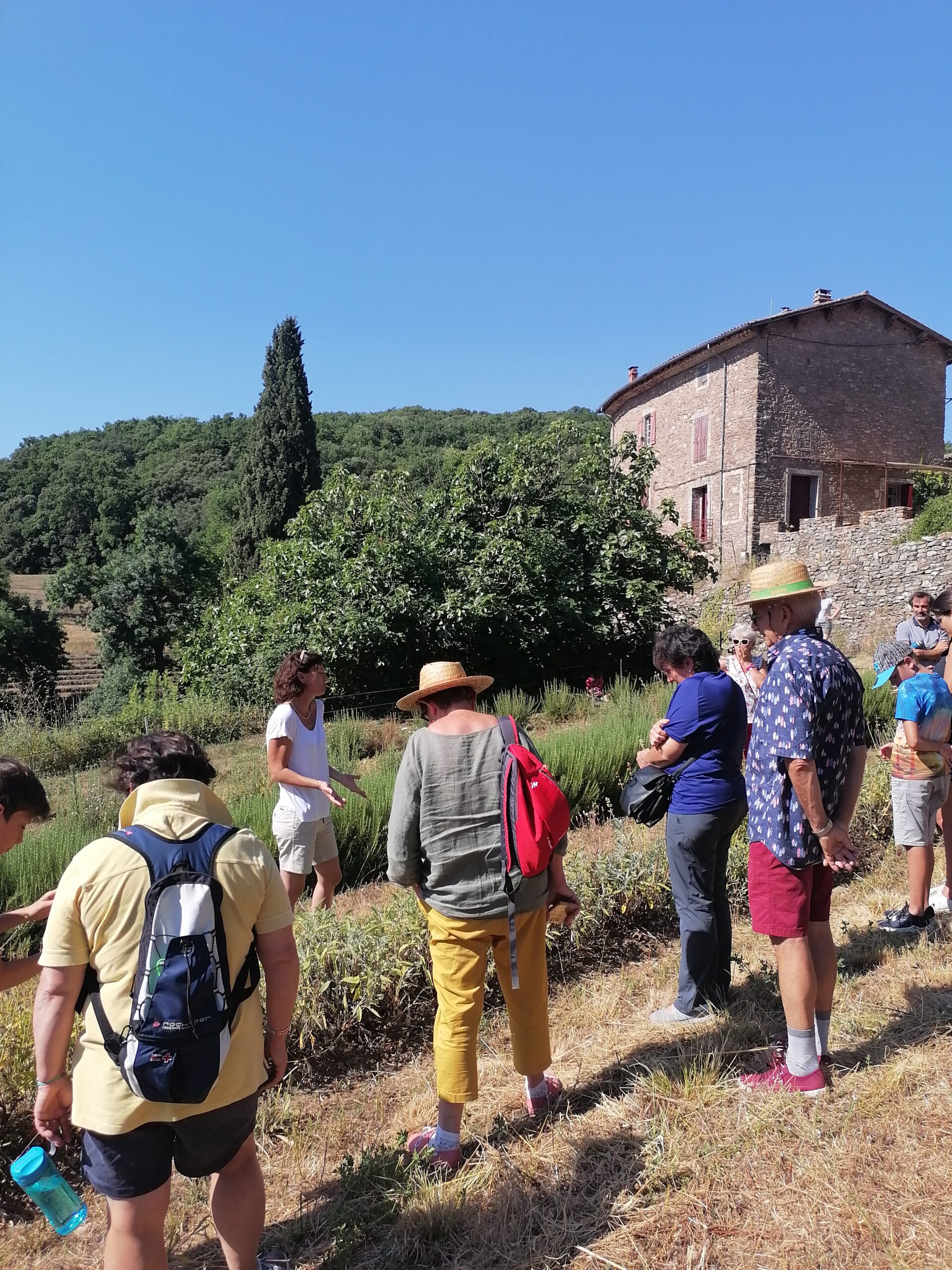 Le public profite d'un rendez-vous au pays pour découvrir le domaine de Pouzes